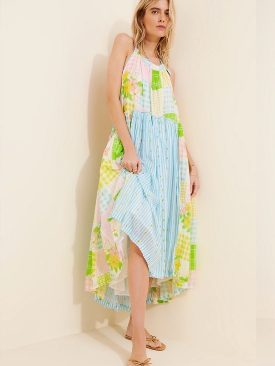 Free People Dresses & Skirts - NWT Free People Patched And Pretty Midi Dress